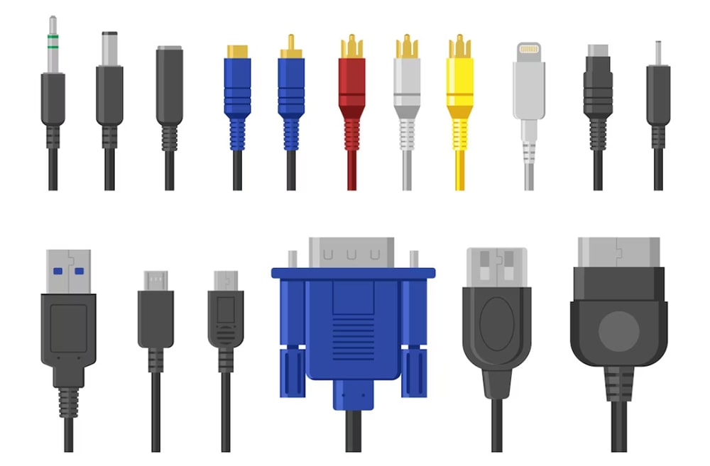 Various cables