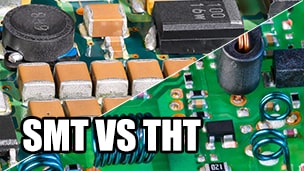 Surface Mount(SMT) vs Through Hole(THT)