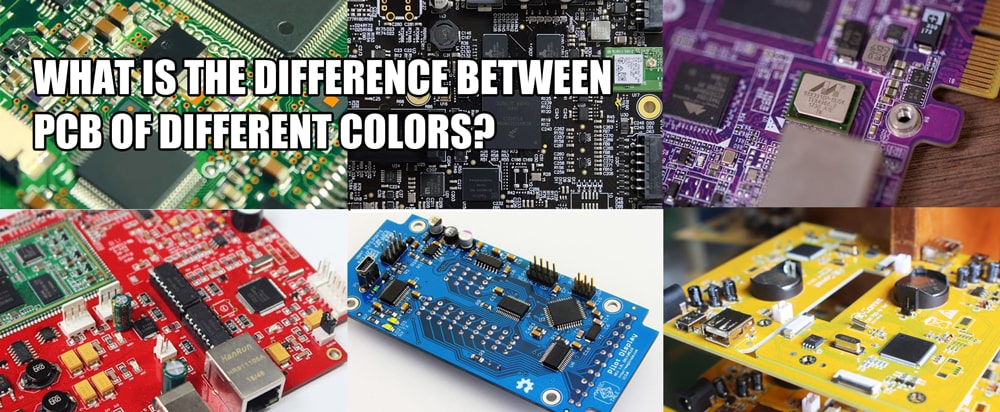What is the difference between PCB of different colors?
