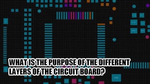 What is the purpose of the different layers of the circuit board?