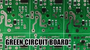 Is the circuit board only green? What are the functions of circuit boards of other colors?