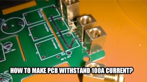 How to make PCB withstand 100A current?