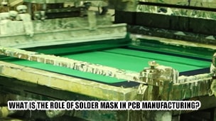 What is the role of solder mask in PCB manufacturing?