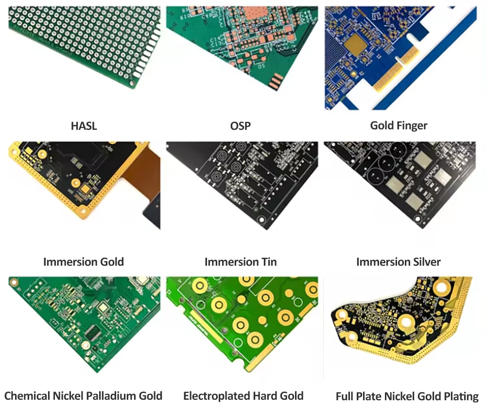 9 common PCB Surface Finishes processes