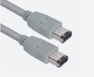 IEEE-1394 Firewire Cable, Type 1 Male/Type 1 Male (6-pin)