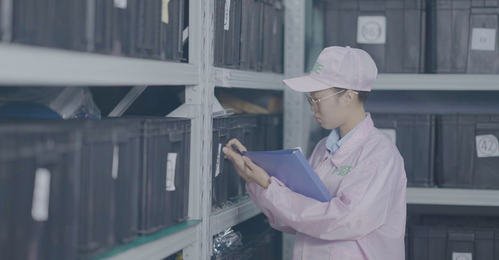 Sample reception and identification
