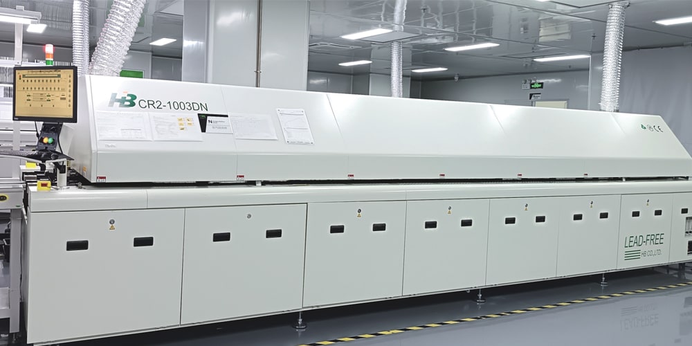 Nitrogen SMT reflow ovens with 10 temperature zones